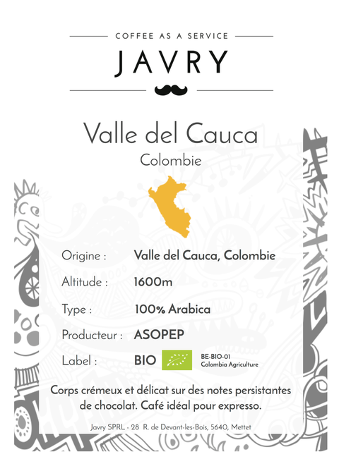 BIO - Granja Fabrica - Tolima, Colombie - 500g - Moulu