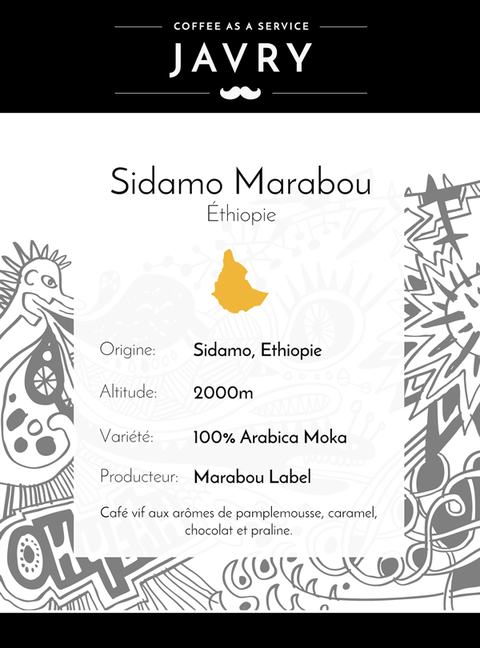 Ethiopie Sidamo - 1kg - Grains