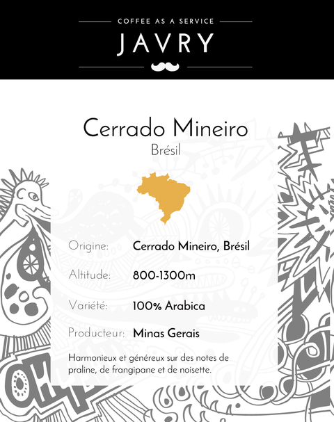 Cerrado Mineiro - Minas Gerais, Brésil - 250g - Moulu