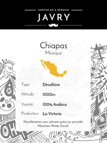 DECAF - Mexique - 500g - Moulu