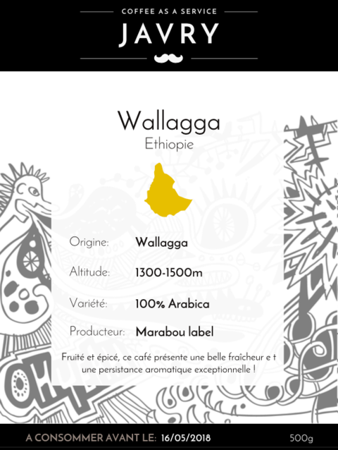 Ethiopie - Wallaga - 500g - Grains