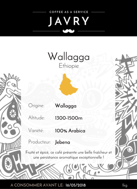Ethiopie - Wallaga - 1kg - Grains