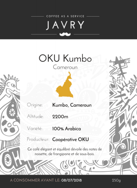 OKU Kumbo, Cameroun - 250g - Moulu