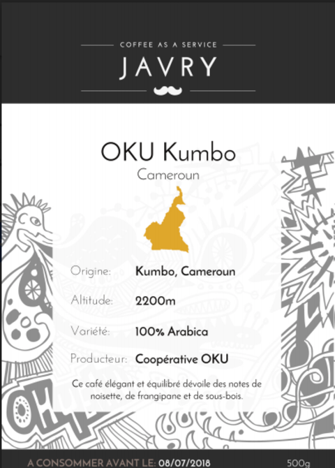 OKU Kumbo, Cameroun - 500g - Moulu
