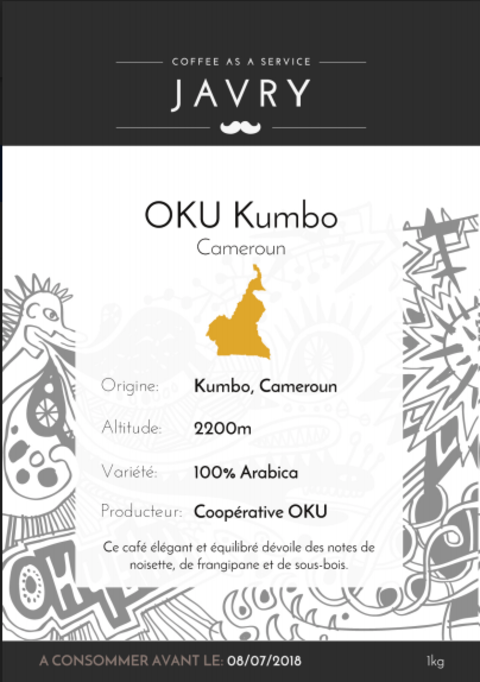 OKU Kumbo, Cameroun - 1kg - Moulu