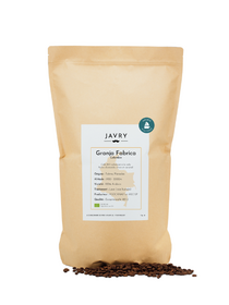 Café Granja Fabrica BIO importé à la voile - 3 Kg - Grains