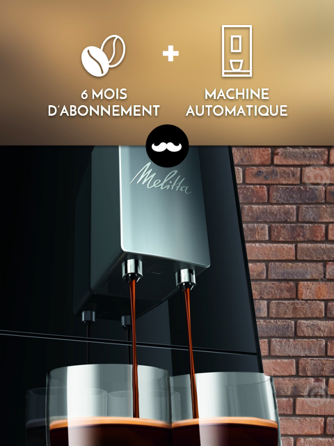 Machine automatique à grains + 6 mois d'abonnement