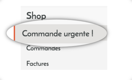 commande express de café