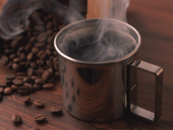 warm coffee