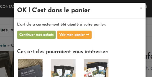 Cadeau ajouté au panier