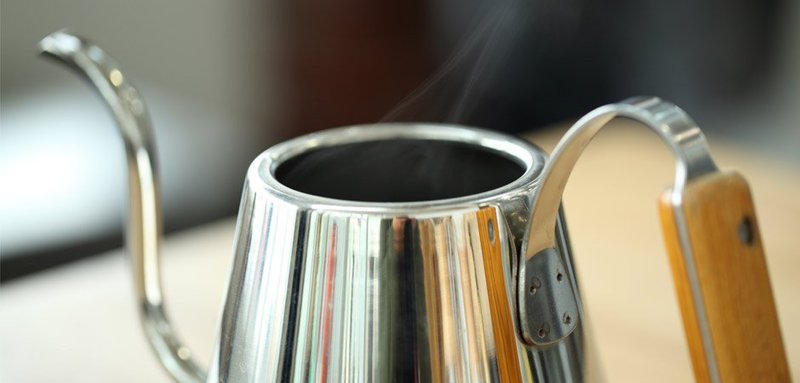 boiling water