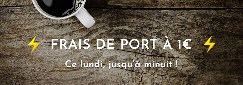 frais de port à 1€