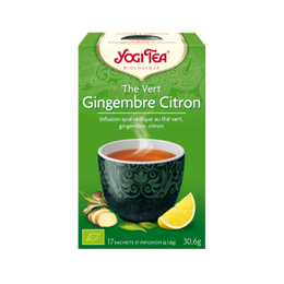 thé vert gingembre citron yogi tea