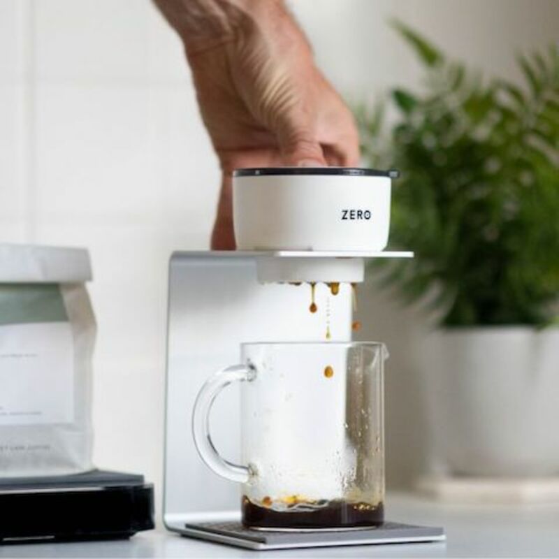 Trinity Zero Mini Coffee Press - White 
