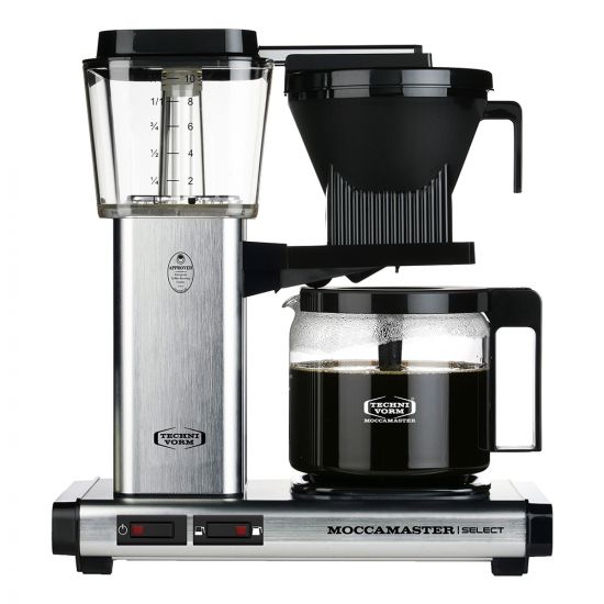 Moccamaster KBG Select filter coffee maker - Brushed aluminium