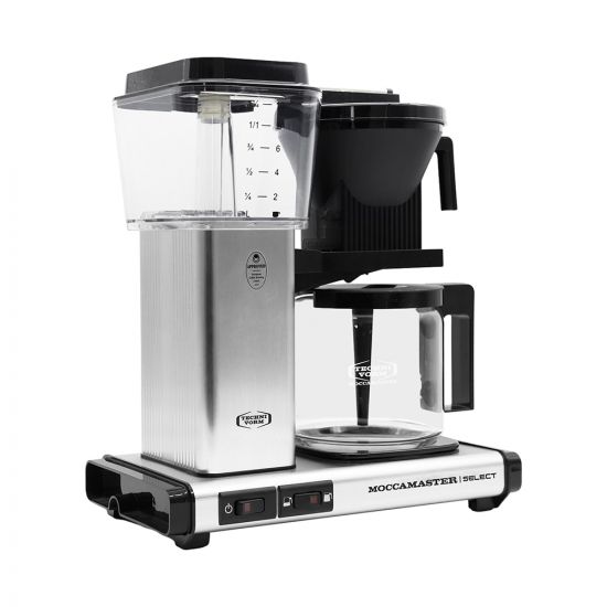 Moccamaster KBG Select filter coffee maker - Brushed aluminium