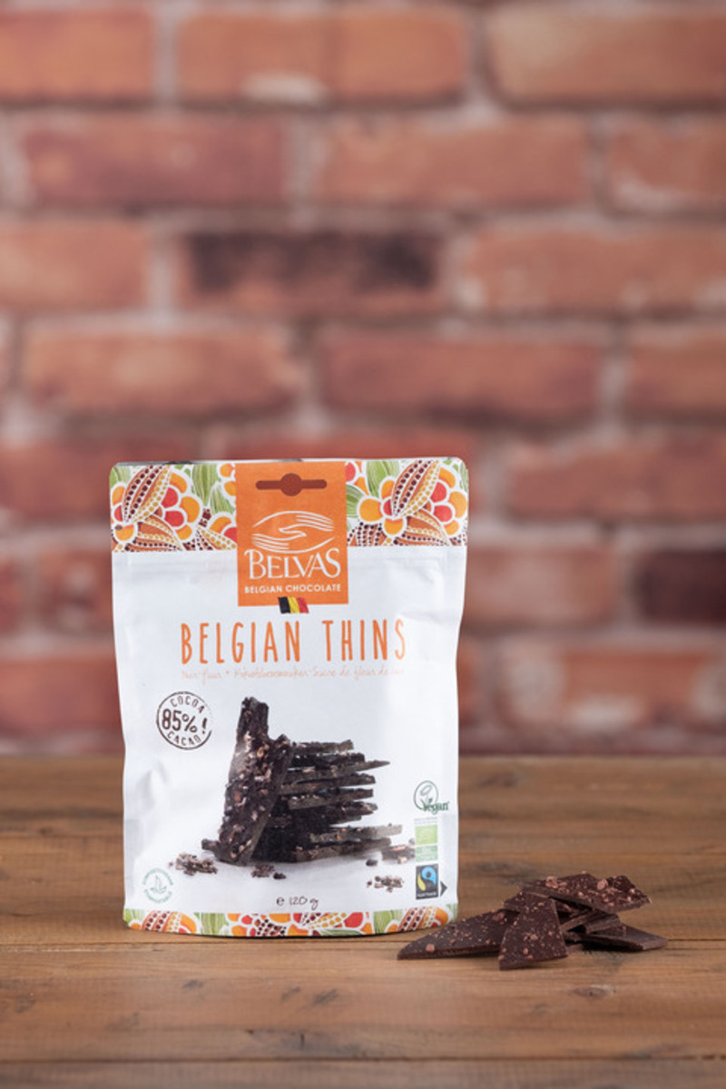 Fine organic Belgian chocolate breaks (coconut - 85% -120g) 1