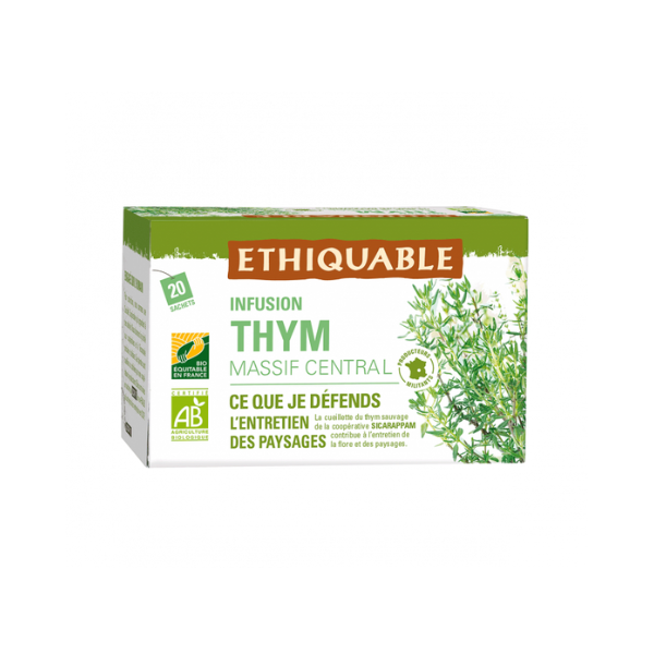 Infusion Thym BIO - Paysans d'ici - 20 sachets 