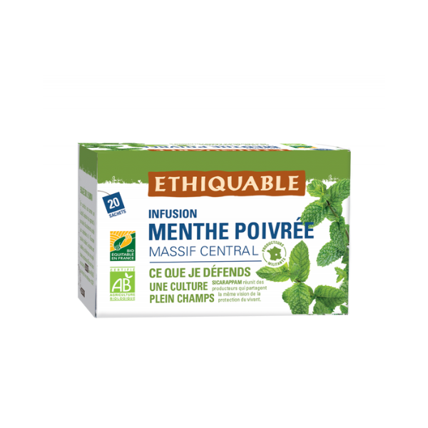 Infusion Menthe Poivrée BIO - 20 sachets 
