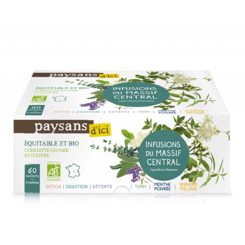 Organic infusions set - peasants here - 60 sachets 1