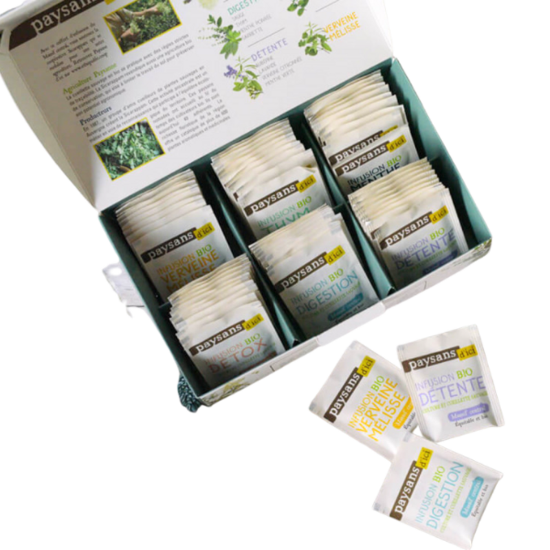 Organic infusions set - peasants here - 60 sachets 2