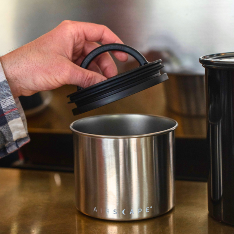Airscape - Boîte à café hermétique céramique argent 250 g 5
