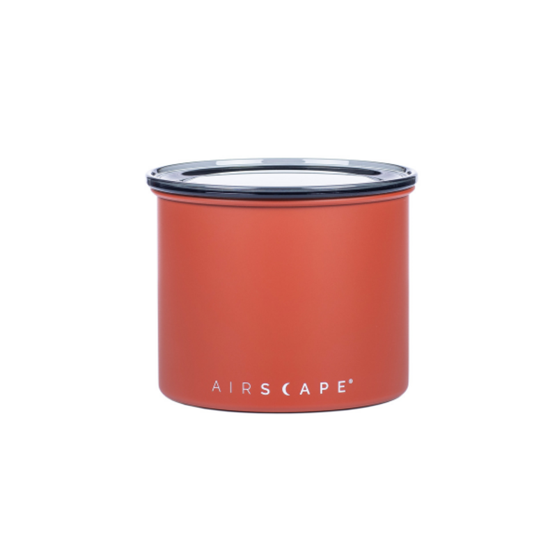 Airscape - Luchtdichte metalen koffiepot terracotta 250 g 2