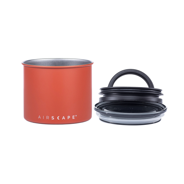 Airscape - Luchtdichte metalen koffiepot terracotta 250 g