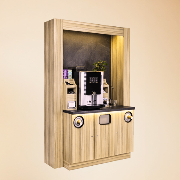 Meubel voor koffiemachine - Groot + Gepersonaliseerde Portiek