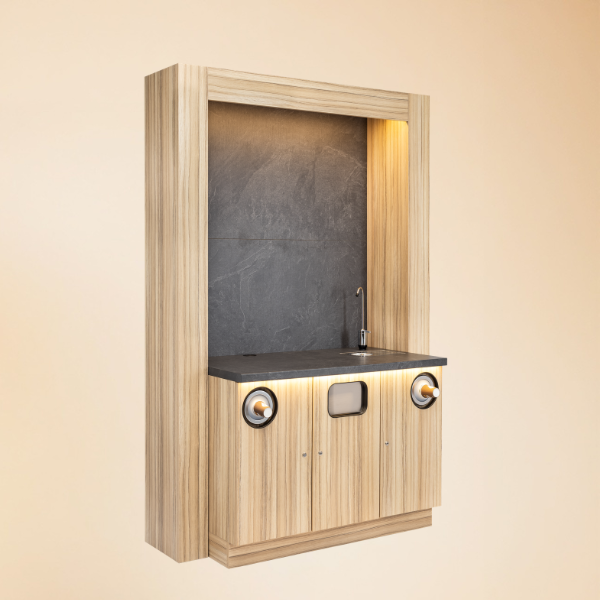 Meubel voor koffiemachine - Groot + Gepersonaliseerde Portiek