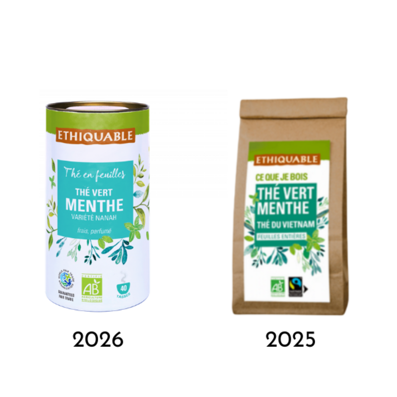 Organische groene muntthee in bulk - 80gr 1