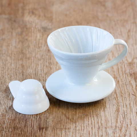 Hario V60 Dripper Ceramic - Wit - 1 à 2 kopjes