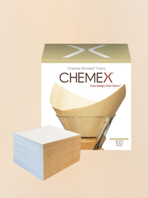100 natural filters for Chemex 6 to 10 cups