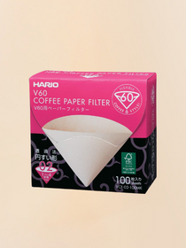100 filters voor V60 Dripper 1-5 kopjes