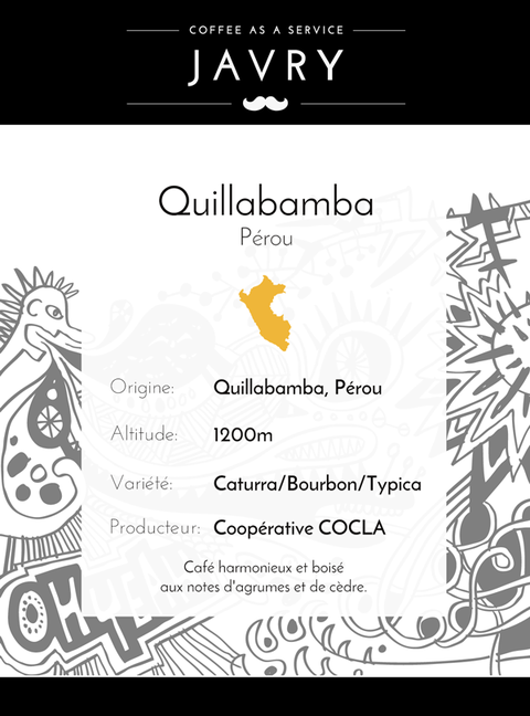 Café Pérou Quillabamba - MCM Altura - 500 grammes - Grains