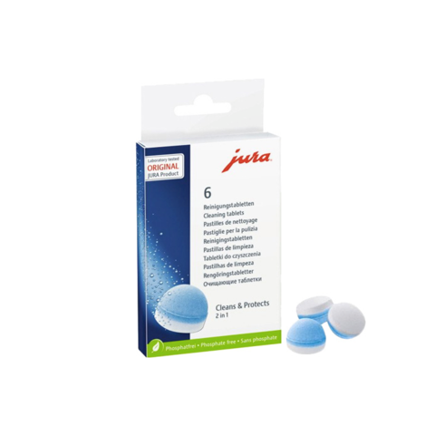 Pastilles détergentes (2 en 1) JURA x 6