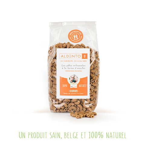 Pâtes aux insectes Mafaldine