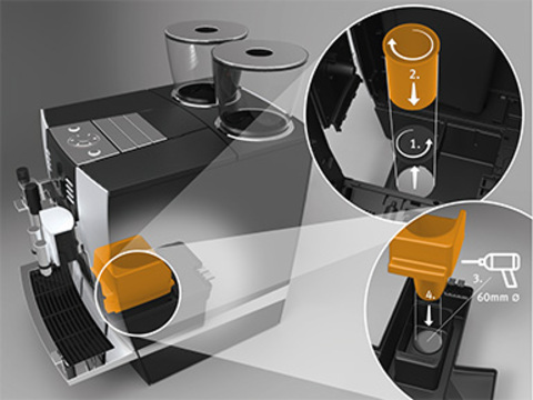 Set d’éjection de marc de café GIGA*