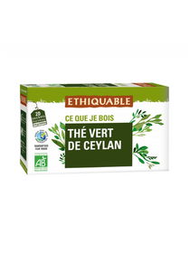 Thé vert de Ceylan Éthiquable - 20 sachets