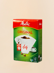 Melitta Original Coffee Filter 1x4 - 100 white filters
