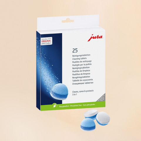 Pastilles de nettoyage Jura 3 en 1 (25 pièces) - Livraison en 48h