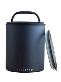 Airscape - Boîte à café hermétique métal noir mat 1 kg