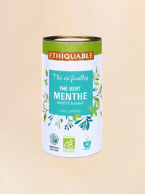 Organic green mint tea in bulk - Ethickable - 80gr
