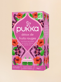 Organic red fruits detox tea - Pukka - 20 teabags