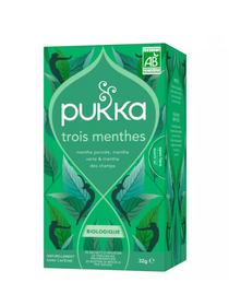 Infusion Trois Menthes BIO - Pukka - 20 sachets