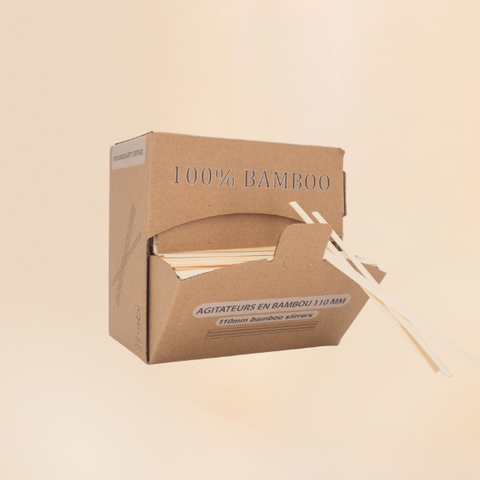 Spatules en bois - 1000 pièces - Touillettes pour café et boisson chaude