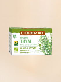 Organic Thyme Infusion - Paysans d'ici - 20 teabags 