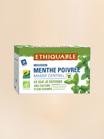 Organic peppermint infusion - peasants here - 20 sachets