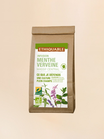 Organic verbena mint infusion - peasants here - in bulk - 30g