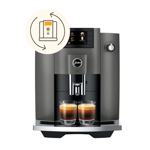 Jura E6 d'occasion avec 1 an de garantie